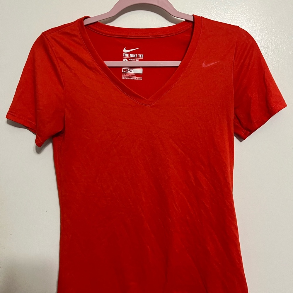 Nike Women's Vivid Red Short Sleeve Tee